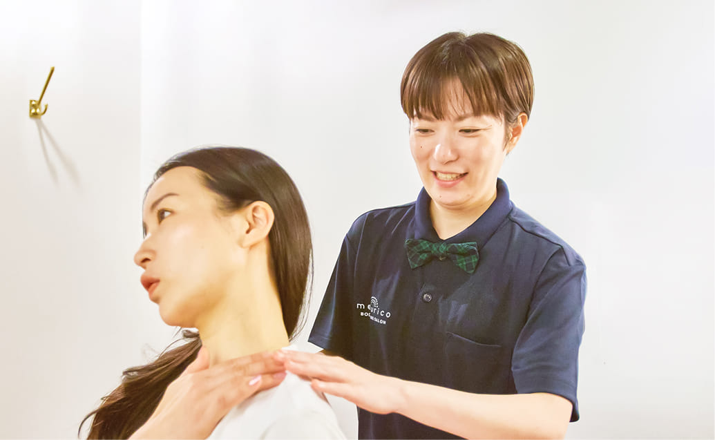 問診している様子